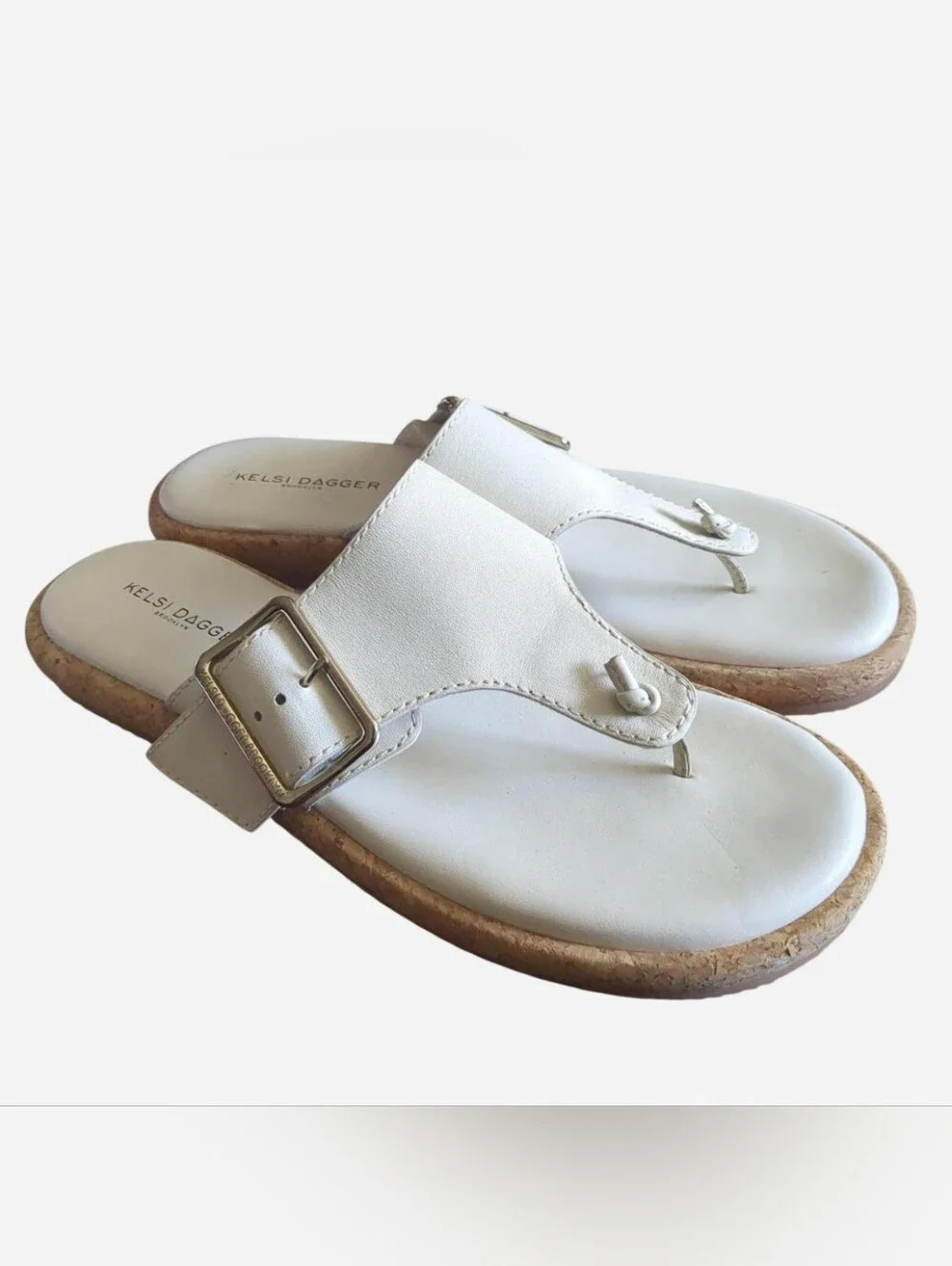 Kelsi Dagger Brooklyn White Leather 